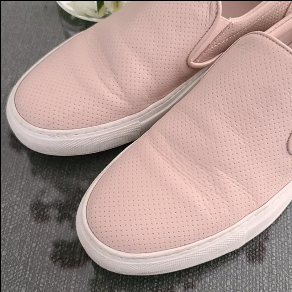 GREATS BROOKLYN Wooster Pink Leather Slip On Sneakers 10 40 MADE IN ITALY - Picture 13 of 15